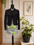 ✨🌿 Veste courte style perfecto - Noir chiné✨🌿