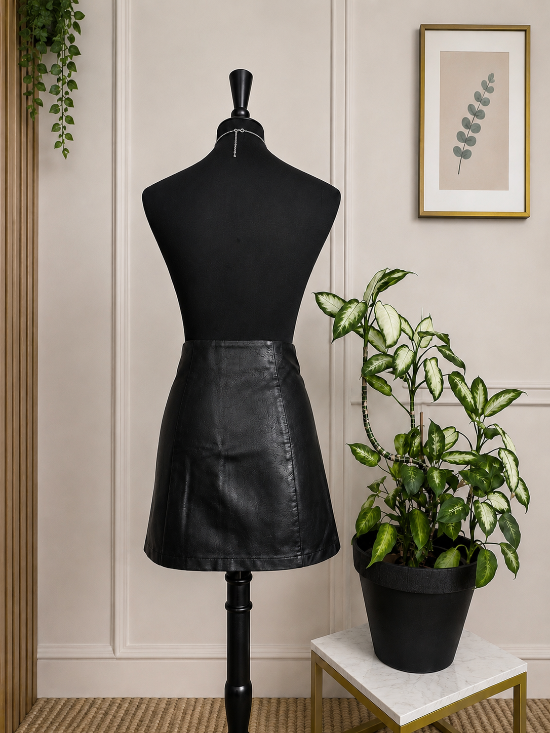 🖤 Jupe en similicuir noire Pimkie – Taille 34 (XS) 🖤